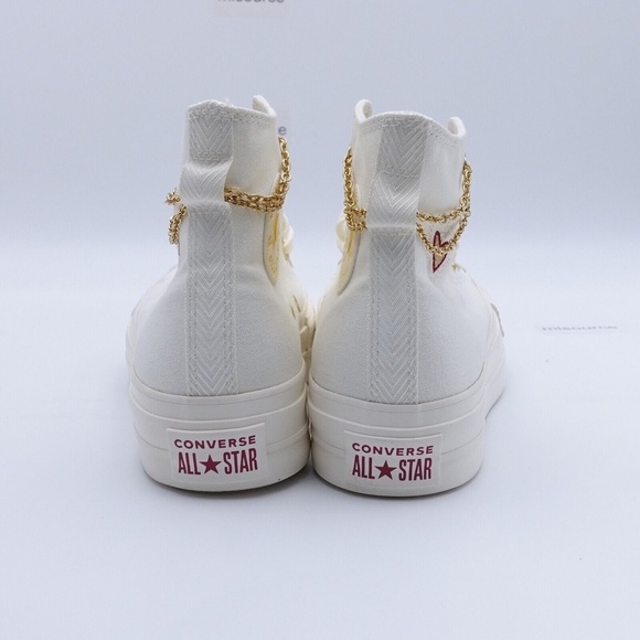 NEW Converse Chuck Taylor All Star Lift Platform Chain Sneakers - Picture 8 of 12